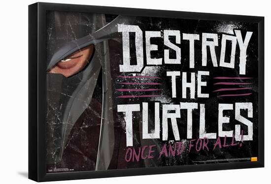 Nickelodeon Teenage Mutant Ninja Turtles - Destroy-Trends International-Framed Poster