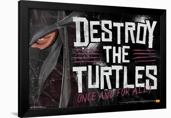 Nickelodeon Teenage Mutant Ninja Turtles - Destroy-Trends International-Framed Poster