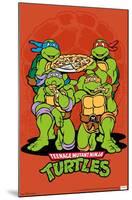 Nickelodeon Teenage Mutant Ninja Turtles - Pizza-Trends International-Mounted Poster