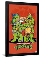 Nickelodeon Teenage Mutant Ninja Turtles - Pizza-Trends International-Framed Poster