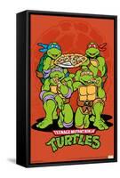 Nickelodeon Teenage Mutant Ninja Turtles - Pizza-Trends International-Framed Stretched Canvas