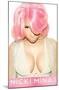 Nicki Minaj - Pink-Trends International-Mounted Poster