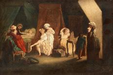 Dance School Par Niklas Lafrensen, Dit Nicolas Lavreince Ou Lavrince(1737-1807). Oil on Wood, Size-Niclas II Lafrensen-Giclee Print