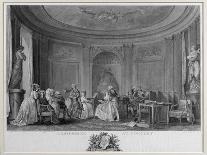 Dance School Par Niklas Lafrensen, Dit Nicolas Lavreince Ou Lavrince(1737-1807). Oil on Wood, Size-Niclas II Lafrensen-Giclee Print