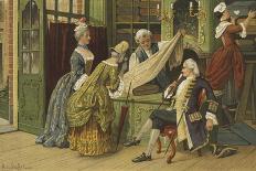 Evening Meeting, Netherlands, Mid 18th Century-Nico Steffelaar-Giclee Print