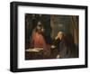 Nicodemus and Christ-Fritz von Uhde-Framed Giclee Print