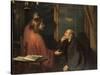 Nicodemus and Christ-Fritz von Uhde-Stretched Canvas