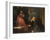 Nicodemus and Christ-Fritz von Uhde-Framed Giclee Print