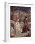 Nicodemus visits Jesus to hear his teachings - Bible-William Brassey Hole-Framed Giclee Print