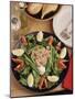 Nicoise Salad and Rolls Ready to Be Served-Gary Conner-Mounted Photographic Print
