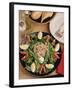 Nicoise Salad and Rolls Ready to Be Served-Gary Conner-Framed Photographic Print