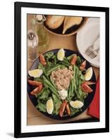 Nicoise Salad and Rolls Ready to Be Served-Gary Conner-Framed Photographic Print