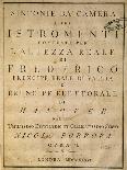 Autograph Music Score of Agrippina, 1708-Nicola Antonio Porpora-Mounted Giclee Print