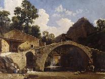 Bridge Near Avellino-Nicola Palizzi-Giclee Print