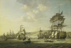 Anglo-Dutch Fleet in the Bay of Algiers-Nicolaas Baur-Laminated Premium Giclee Print