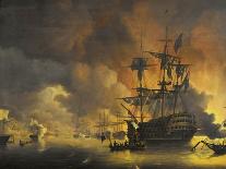 Navys Frigate Rotterdam on the Maas Off Rotterdam-Nicolaas Baur-Art Print