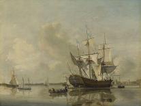 Anglo-Dutch Fleet in the Bay of Algiers-Nicolaas Baur-Mounted Art Print