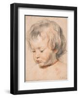 Nicolaas Rubens Wearing a Coral Necklace, Ca 1619-Peter Paul Rubens-Framed Giclee Print
