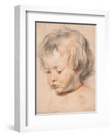 Nicolaas Rubens Wearing a Coral Necklace, Ca 1619-Peter Paul Rubens-Framed Giclee Print