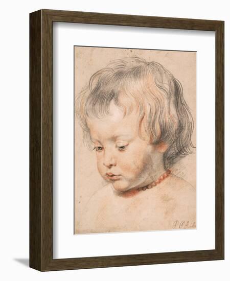 Nicolaas Rubens Wearing a Coral Neckless, c.1619-20-Peter Paul Rubens-Framed Giclee Print