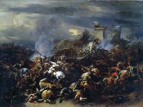 The Battle by Alexander the Great Against the King Porus-Nicolaes Berchem-Giclee Print