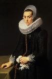 Portrait of a Lady, C.1630 (Oil on Oak Panel)-Nicolaes Eliasz-Giclee Print