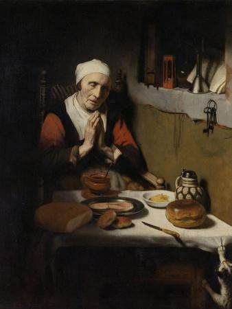 Old Woman Saying Grace, known as ‘The Prayer Without End’, C.1656