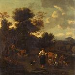 Landscape with Figures and Animals-Nicolaes Pietersz Berchem-Giclee Print