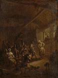 On the Ice Near a Town-Nicolaes Pietersz. Berchem-Art Print