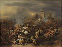 The Battle Between Alexander and Porus-Nicolaes Pietersz. Berchem-Laminated Giclee Print