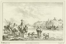 Landscape with Figures and Animals-Nicolaes Pietersz Berchem-Giclee Print