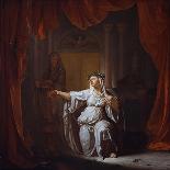 Two Vestal Virgins (Panel)-Nicolaes Verkolje-Stretched Canvas