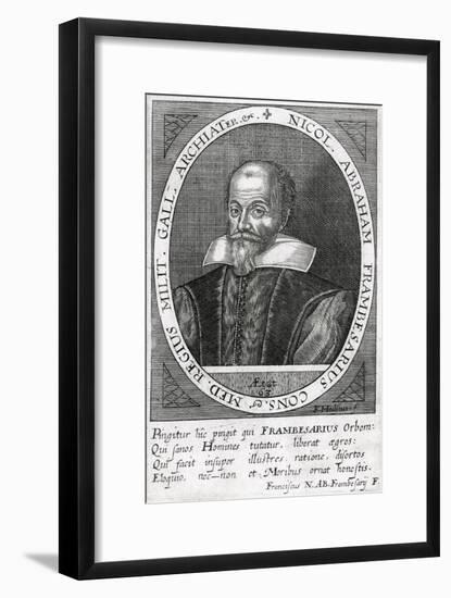 Nicolas Abraham, Scholar-F Hulsius-Framed Art Print