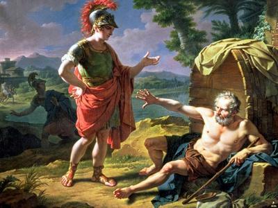 Alexander and Diogenes, 1818