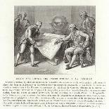 Louis XVI of France Giving His Instructions to the Comte De Laperouse, 1785-Nicolas Andre Monsiau-Giclee Print