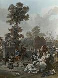 Entrée de la Grande Armée à Paris par la barrière de la  Villette, 25 novembre 1807-Nicolas Antoine Taunay-Framed Giclee Print