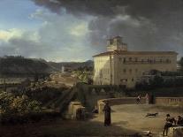 View of the Villa Medicis, Rome, 1815-Nicolas Antoine Taunay-Giclee Print