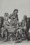 The French Royal Family Holding a Portrait of Louis Xiv, Late Seventeenth Century-Nicolas Arnoult-Mounted Giclee Print