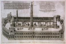 Plan of the Circus Maximus, Rome-Nicolas Beautrizet-Stretched Canvas