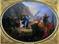 Adoration of the Golden Calf (Oil on Canvas)-Nicolas Bertin-Framed Giclee Print