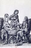 Marquise De Lude at Table-Nicolas Bonnart-Giclee Print