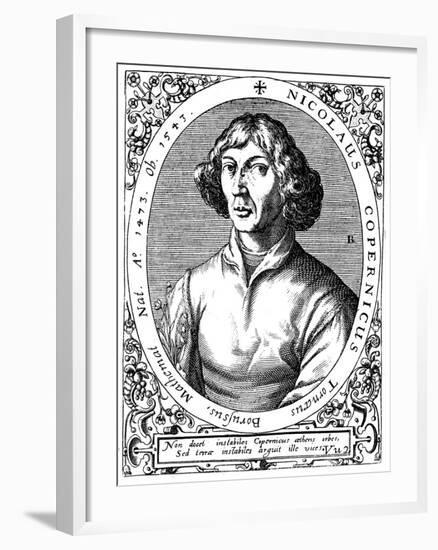 Nicolas Copernicus, Polish Astronomer, 1645-A de Bry-Framed Giclee Print