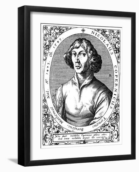 Nicolas Copernicus, Polish Astronomer, 1645-A de Bry-Framed Giclee Print