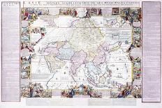 Map of Asia, 1740-Nicolas De Fer-Framed Giclee Print