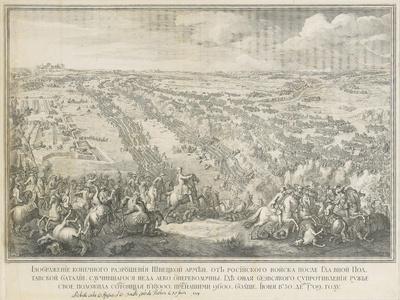 The Battle of Poltava on 27 June 1709