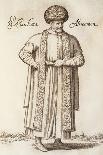 Aga, Captain General of Janissaries-Nicolas De Nicolay-Giclee Print