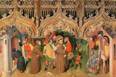 Scene from the Life of St. Francis from the Life of the Virgin and St. Francis Altarpiece-Nicolas Frances-Giclee Print