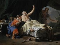 Aethra Showing her Son Theseus the Place Where his Father had Hidden his Arms, 1768-Nicolas Guy Brenet-Framed Giclee Print