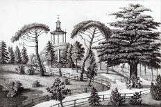 The Labyrinth from the Jardin des Plantes, Paris, engraved by Francois Aubertin-Nicolas Huet the Younger-Laminated Giclee Print