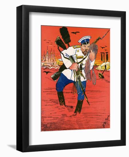 Nicolas II, Beurre 1908-null-Framed Art Print